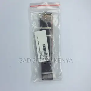 Leather Wrist Watch Strap With Stainless Steel Pin Buckle