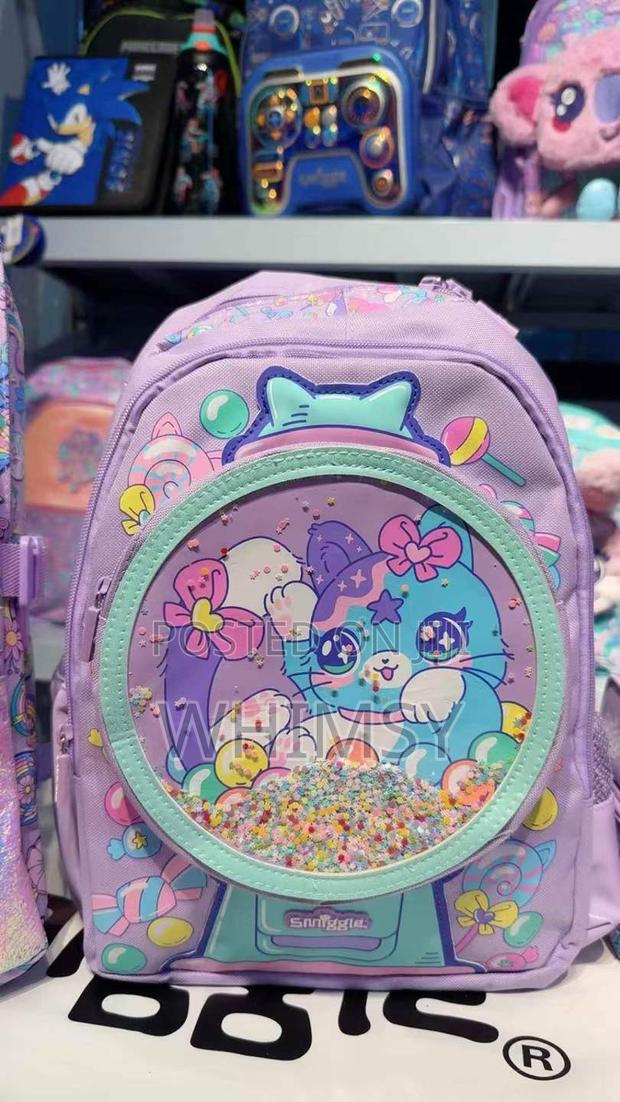 Girls Purple Smiggle Adventurous Junior Character Backpack