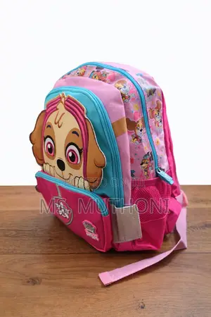 Pink Smiggle Paw Patrol Teeny Tiny Character Backpack Featuring Skye