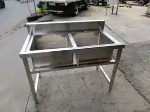 Double Bowl Commercial Stainless Steel Sink