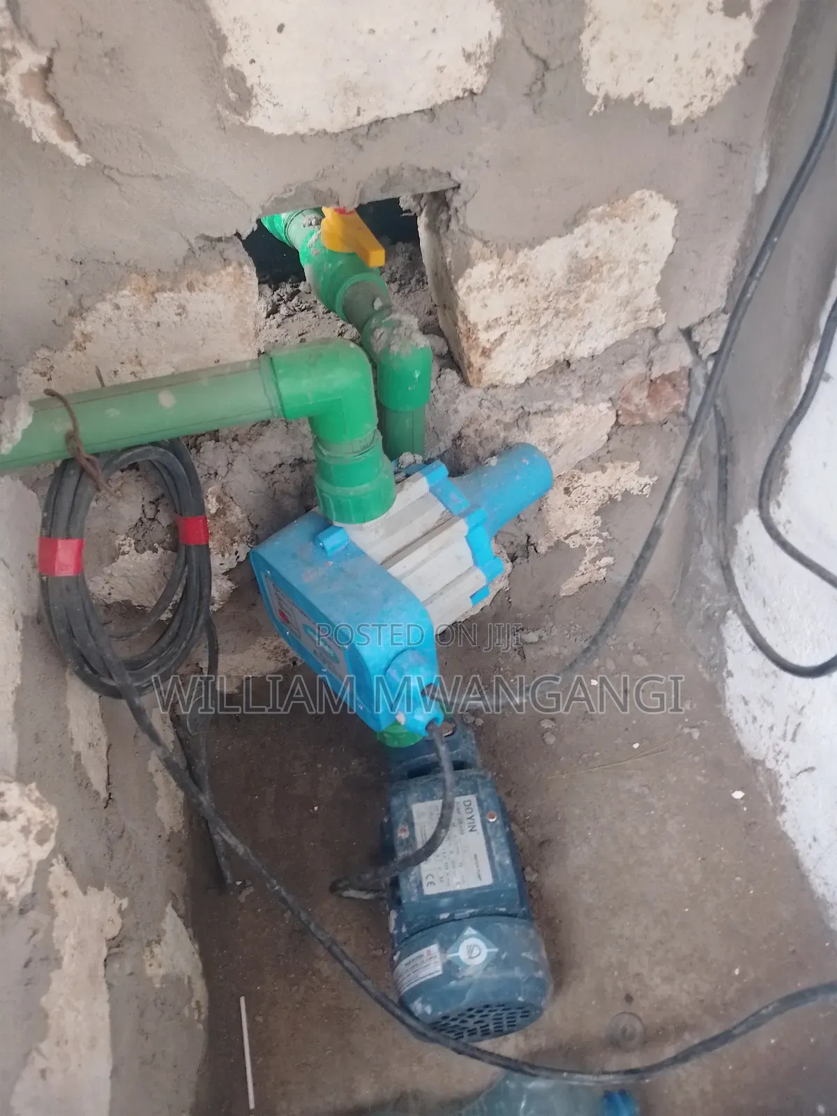 Plumbing(Pump and Water Tank Installations, Drainage and Fittings)