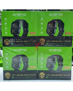 *
Oraimo Watch Nova 2 Osw-814 2.01" *Amoled* Anti-Scratch Smart Watch