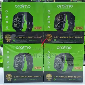*
Oraimo Watch Nova 2 Osw-814 2.01" *Amoled* Anti-Scratch Smart Watch