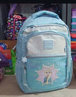 Smiggle Disney's Frozen 2 Elsa Classic Backpack in Light Blue - thumbnail 2