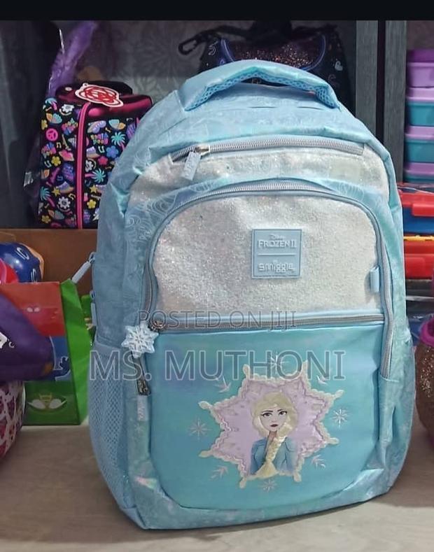 Smiggle Disney's Frozen 2 Elsa Classic Backpack in Light Blue - main view