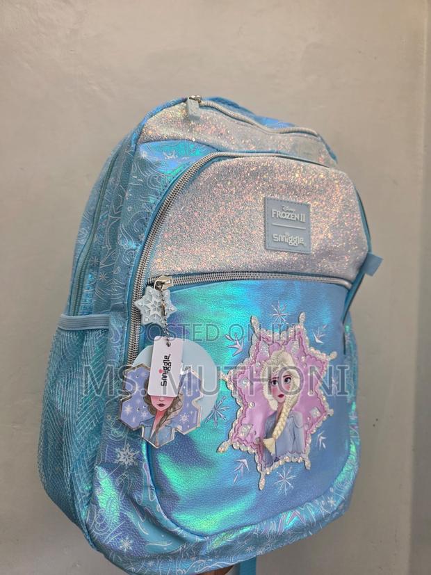 Smiggle Disney's Frozen 2 Elsa Classic Backpack in Light Blue - thumbnail 3