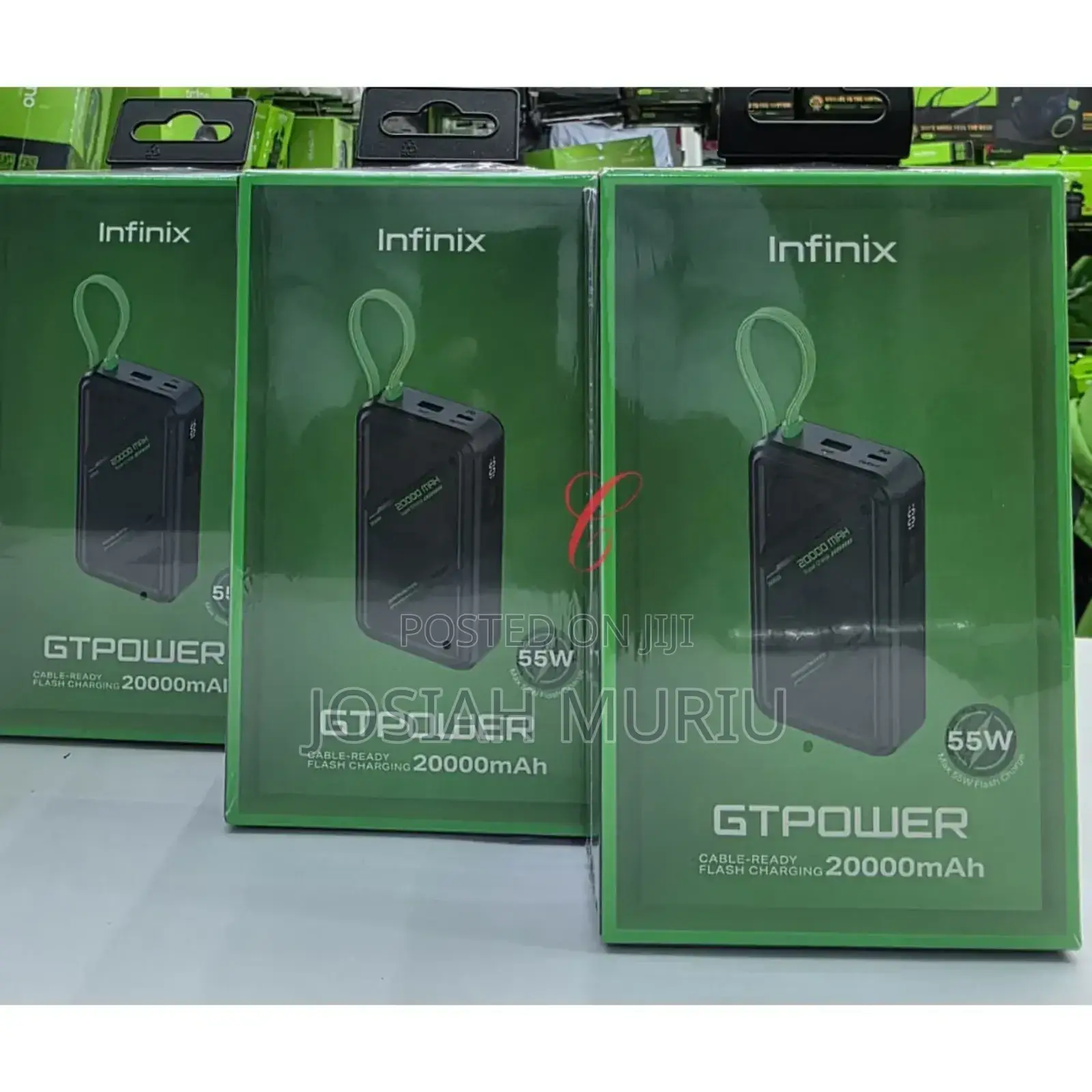 Infinix Gtpower *55w* Xp20gt 20000mah Flash *Charge Laptop Power Bank