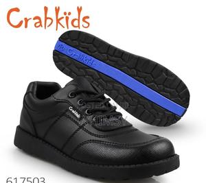 Crabkids Genuine Leather Lace Up School Shoes.