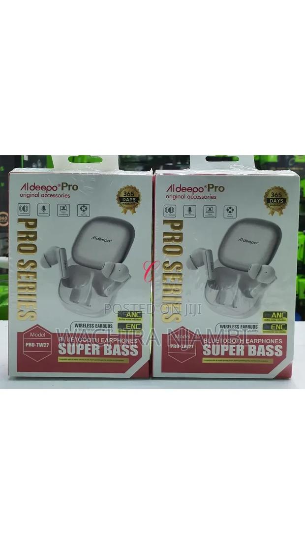 Aldeepo Pro-Tw27 Anc Super Bass TWS Bluetooth Earbuds