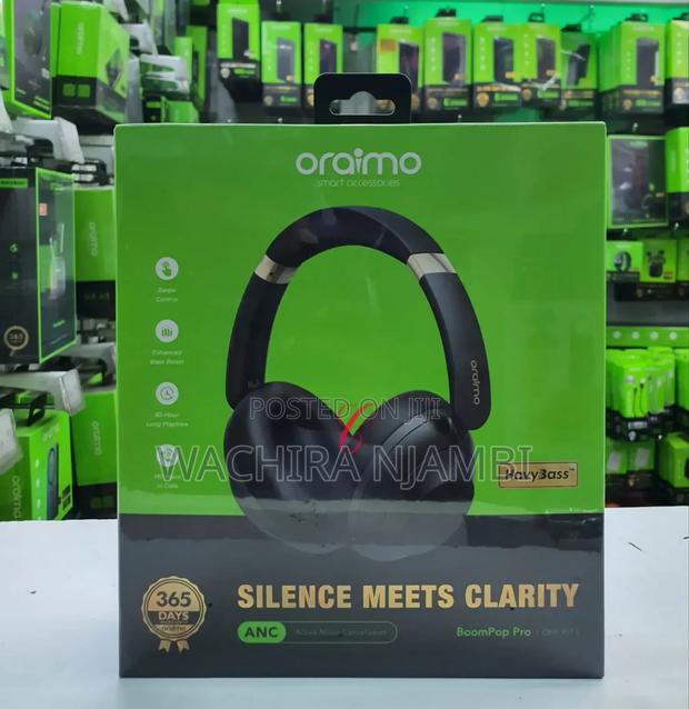 Oraimo Boompop Pro (Ohp-917) Hybrid Noise Cancellation Headphones