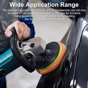 7 Pcs, 6” Inch / 150mm Polishing Foam Pads, Car Buffing, Waxing