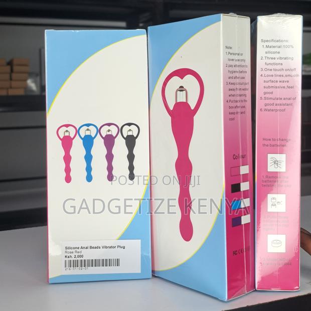 Silicone Anal Beads Vibrator Plug - thumbnail 6