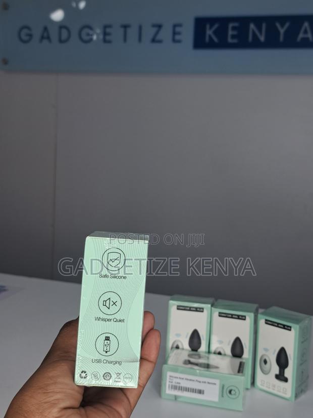 Silicone Anal Vibrator Plug With Remote Control - thumbnail 2