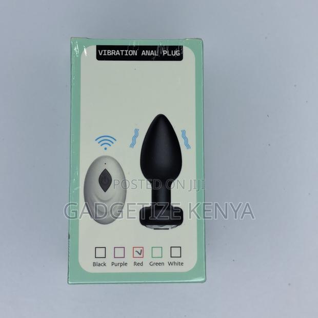 Silicone Anal Vibrator Plug With Remote Control - thumbnail 3