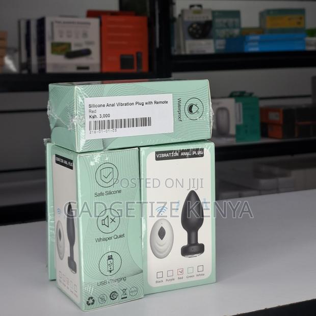 Silicone Anal Vibrator Plug With Remote Control - thumbnail 8