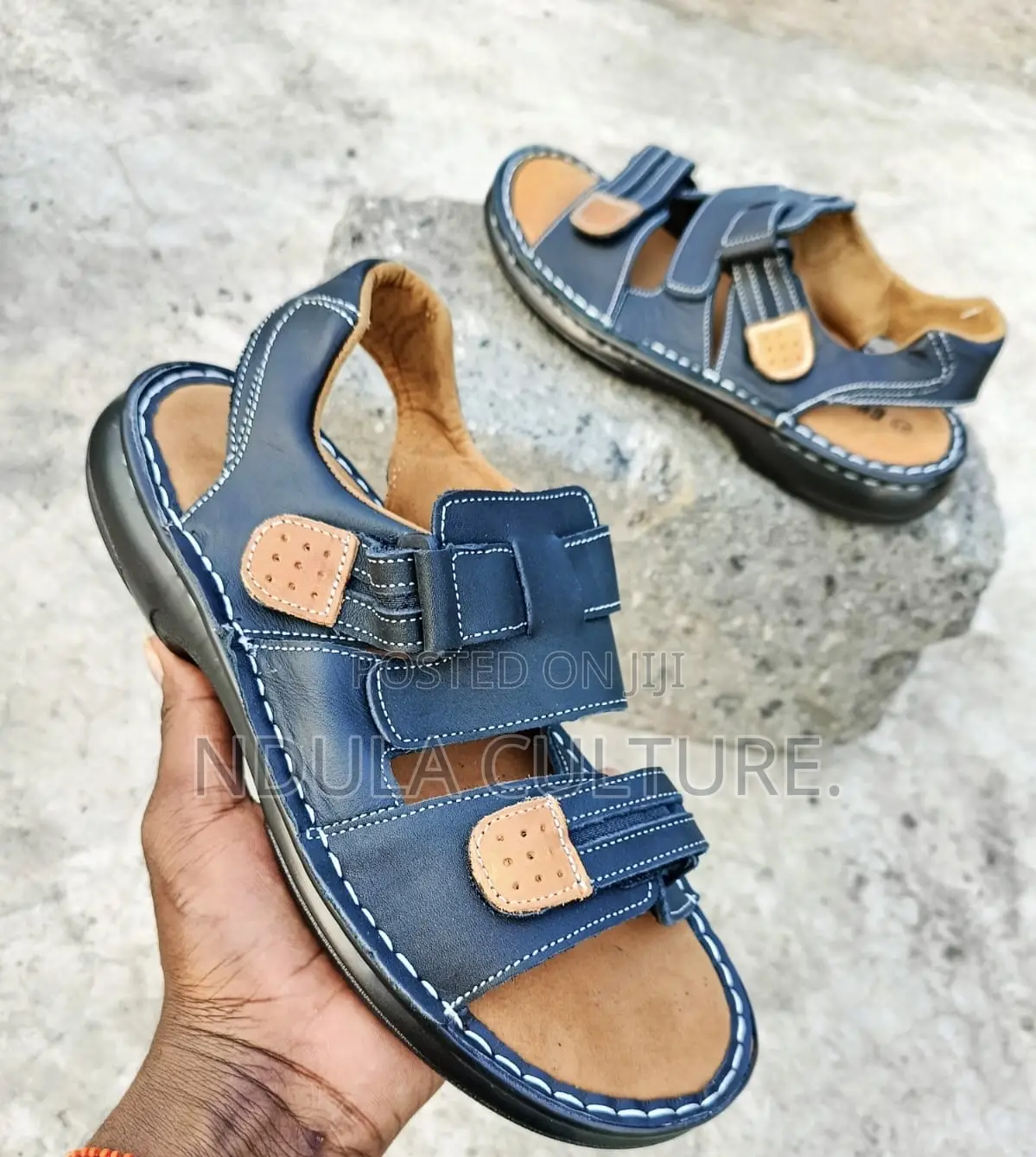 New Durable Real Leather Sandals