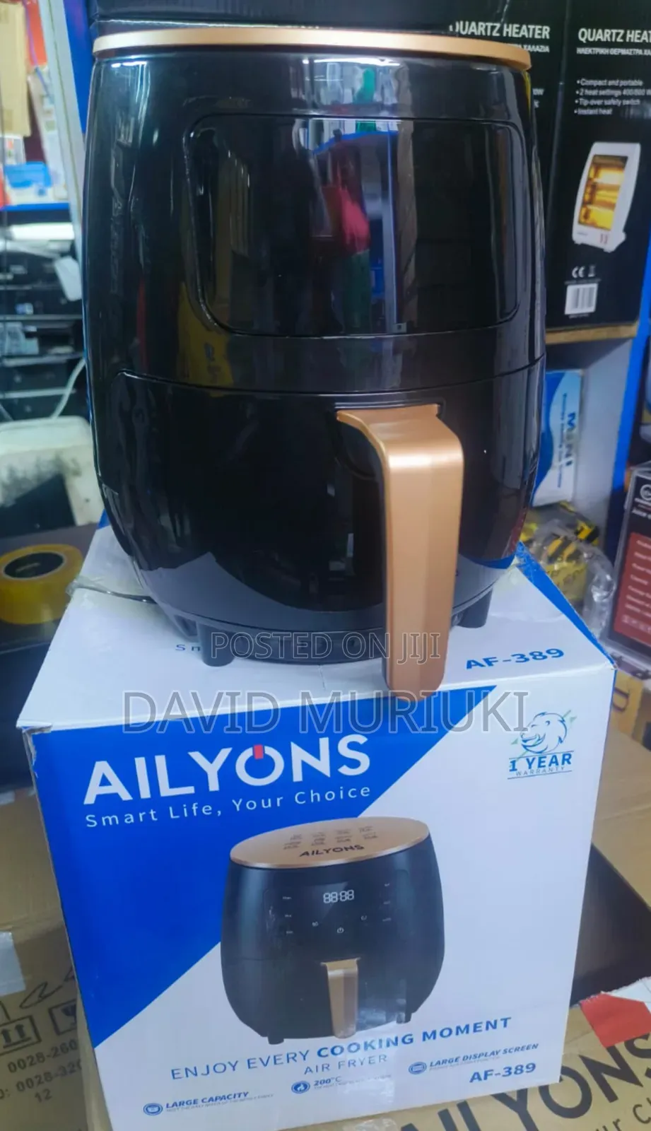 Higher Performance Ailyons Air Fryer 6 Litres 1400 Watts
