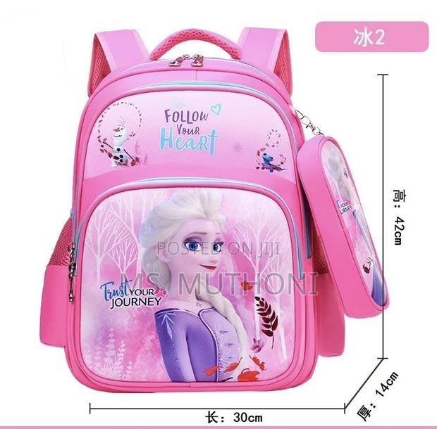 Disney Themed Backpack + Pencil Pouch School Bag - thumbnail 3