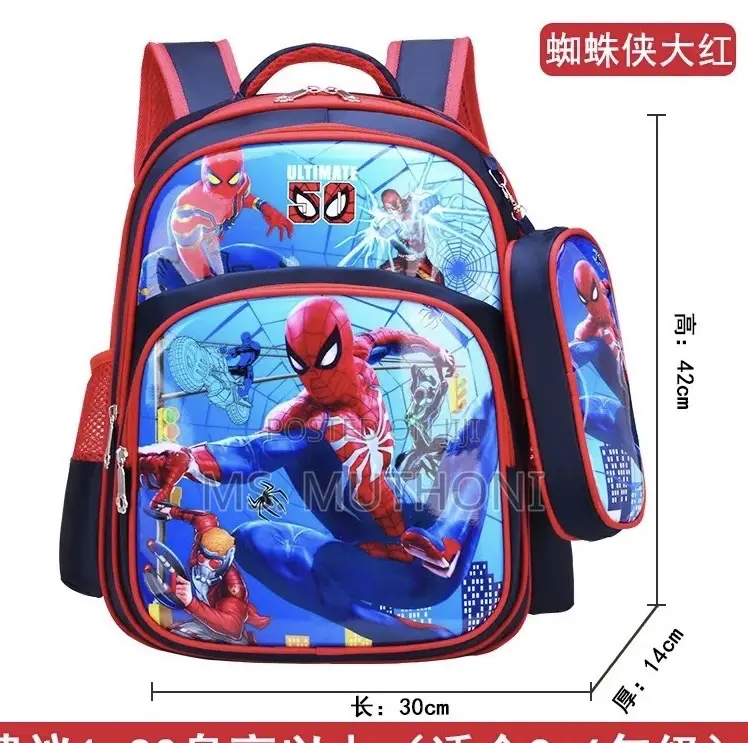 Disney Themed Backpack + Pencil Pouch School Bag