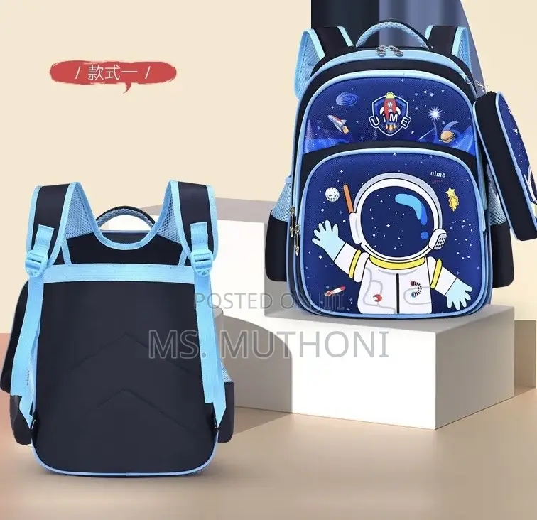 Disney Themed Backpack + Pencil Pouch School Bag