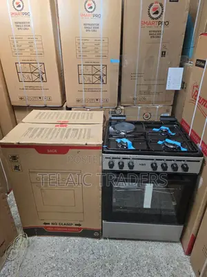 60*60 Von Cooker 3 Gas + 1 Electric Standing Cooker