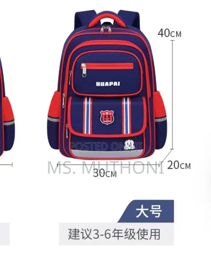 Durable Waterproof Oxford School Backpack*