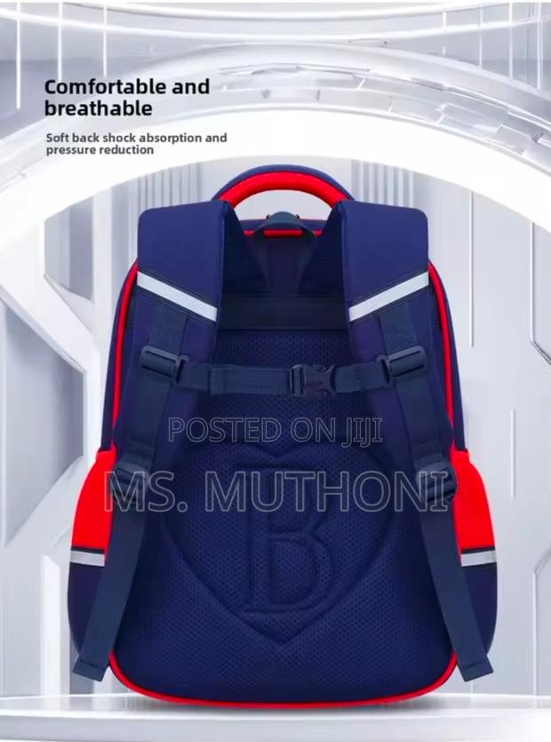 Durable Waterproof Oxford School Backpack* - thumbnail 4