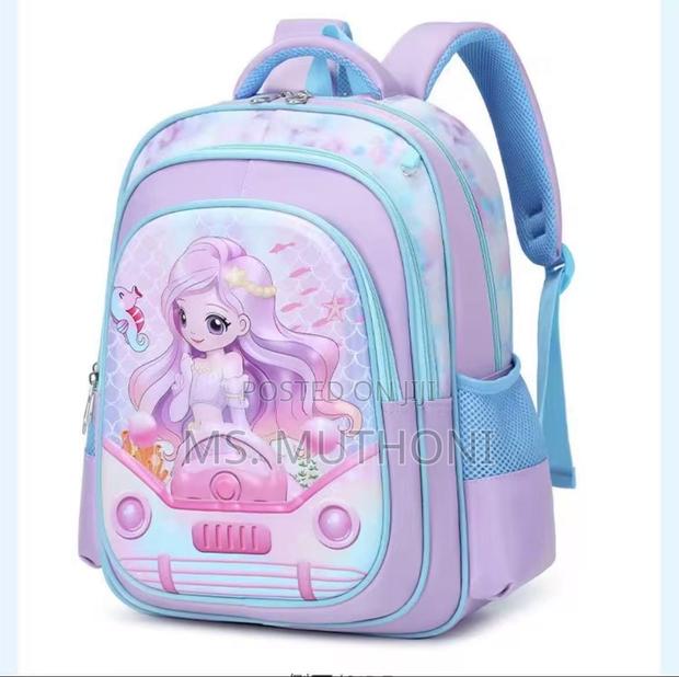 High-Capacity 3d Cartoon Two-Piece School Backpack Set - thumbnail 4