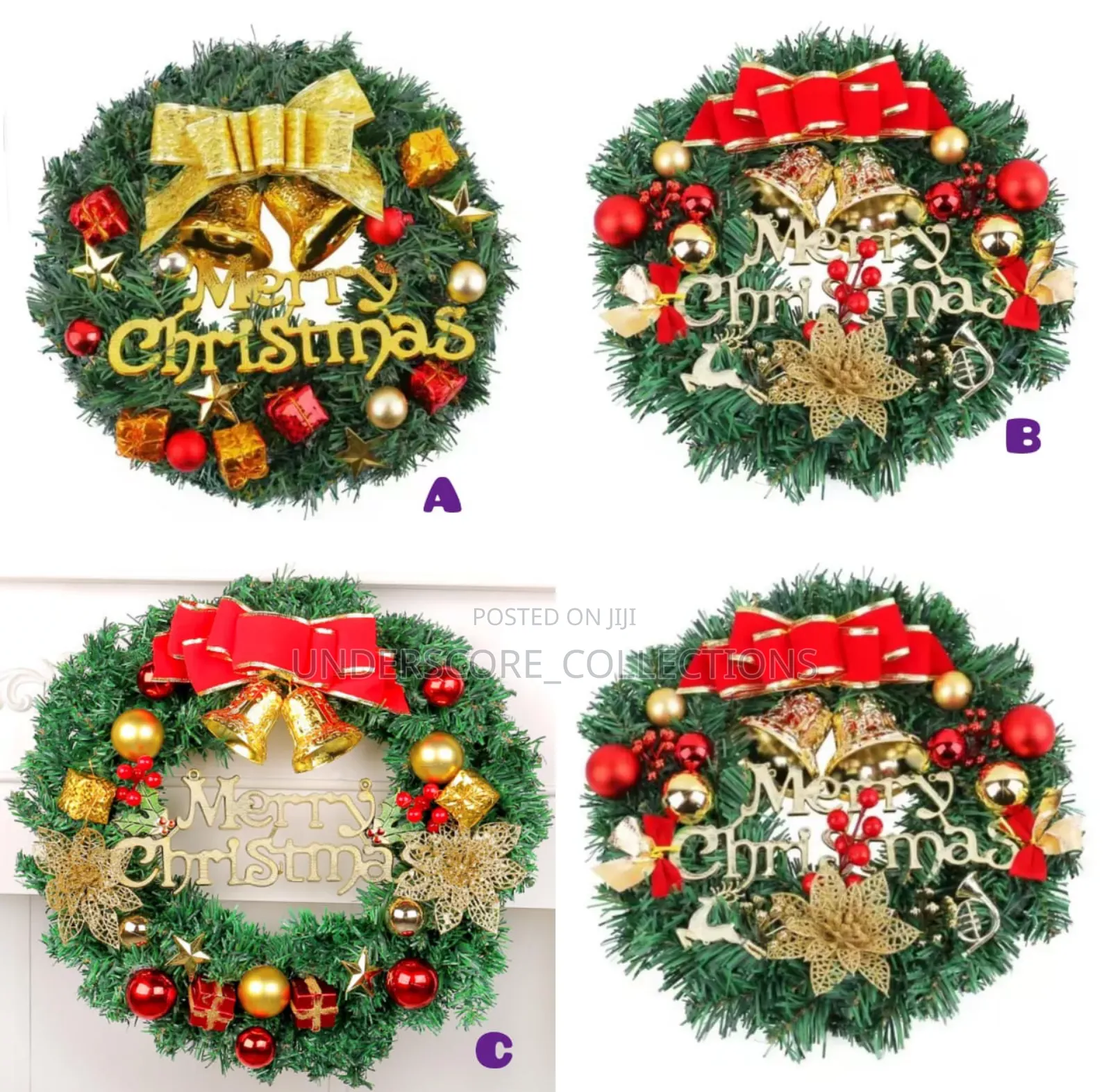 *30 Cm Front Door Christmas Wreath Decoration
