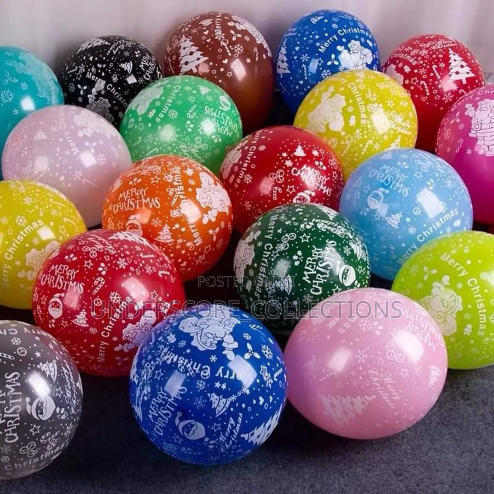 Merry Christmas Balloons