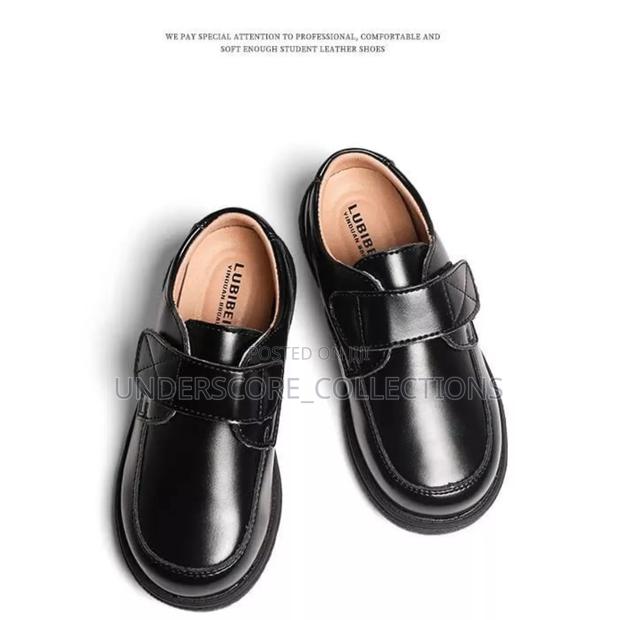 *Boys Black Oxford Leather School Shoes* - thumbnail 3
