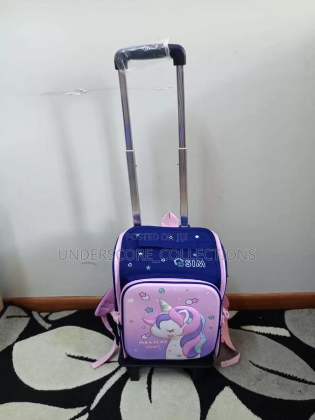 Rolling Trolley Kids School Bag* - thumbnail 2