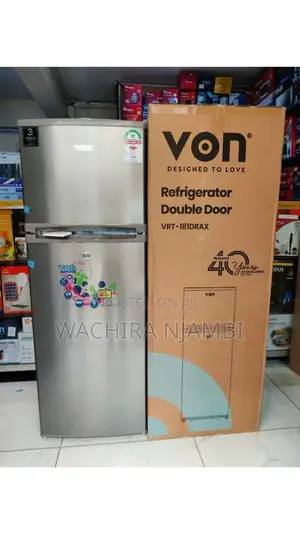 Von VRT-181drax Double Door Direct Cook Fridge