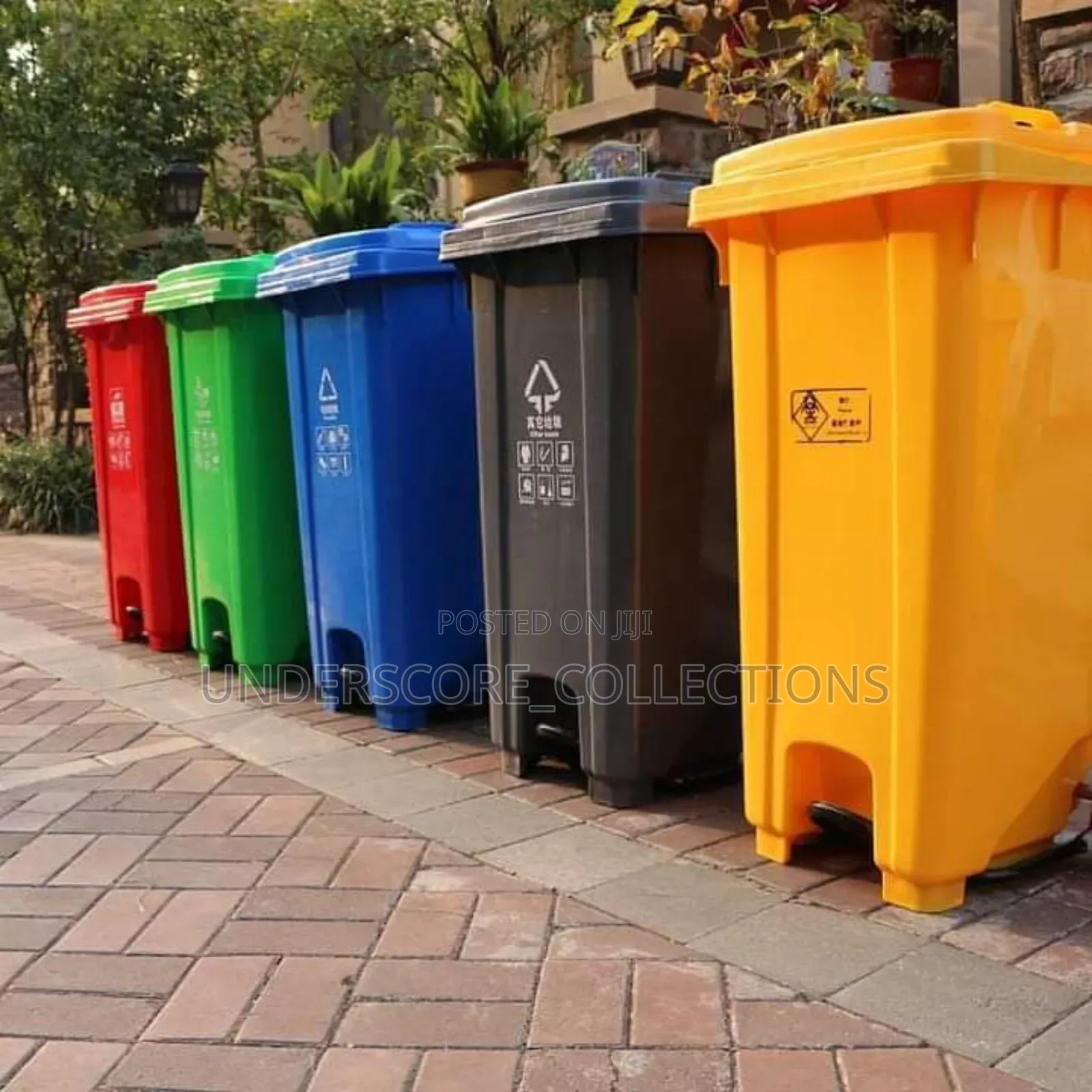 *2 in 1( Pedal With Wheels) 100 Litres Dustbin