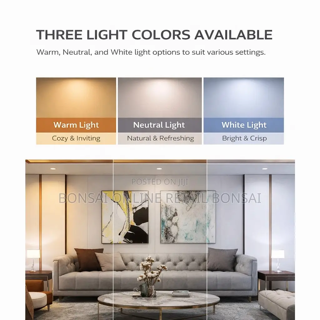 3.5” Led Downlight 9w Ultra-Thin Recessed Ceiling Light White
