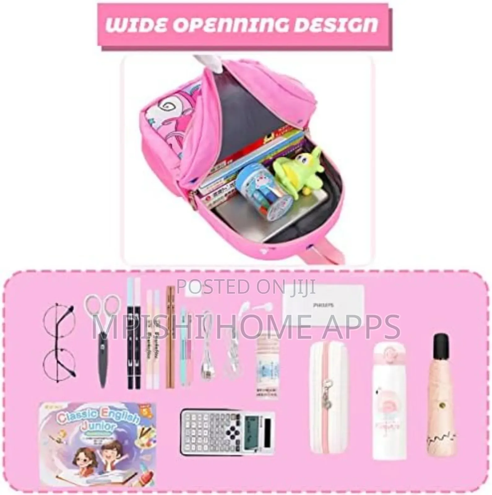 Unicorn Cartoon School Bags