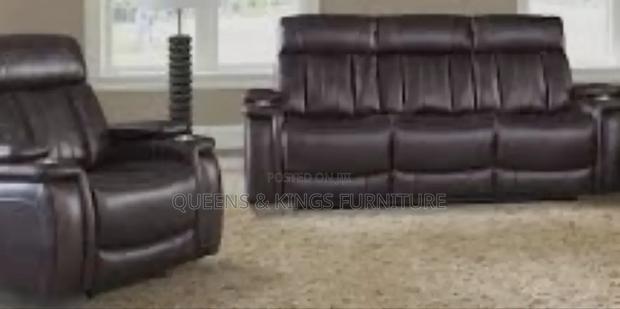 5seater Mahogany Recliner Couch - thumbnail 2