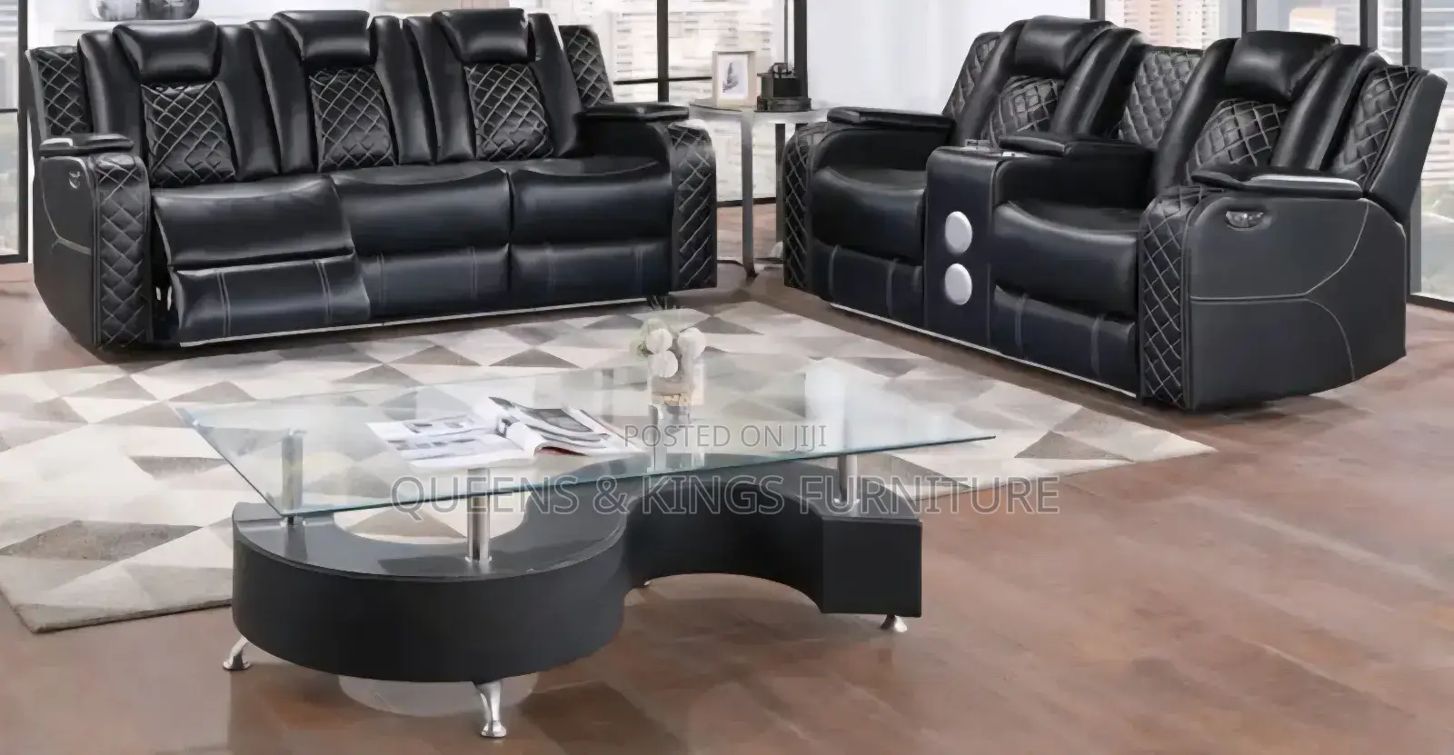 5seater Mahogany Recliner Couch