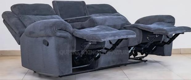 5seater Mahogany Recliner Couch - main view