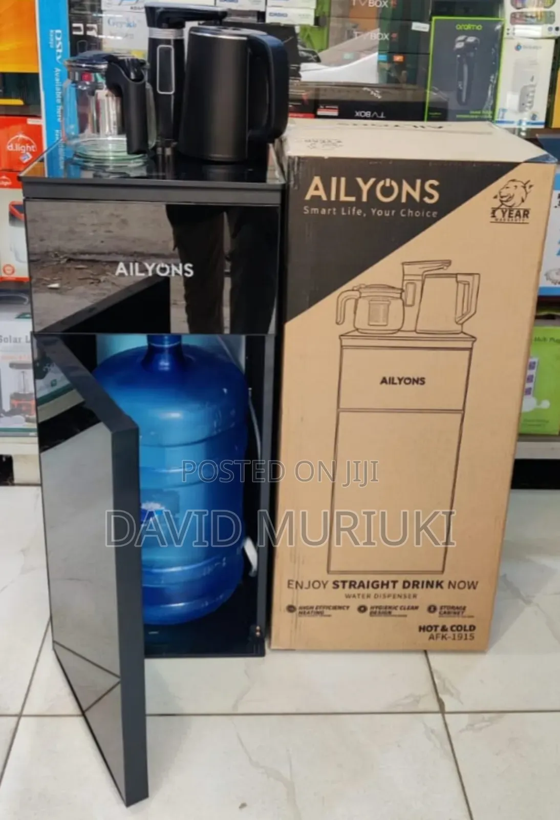 Ailyons Bottom Load Water Dispenser Now Available
Model: Afk 1915
S