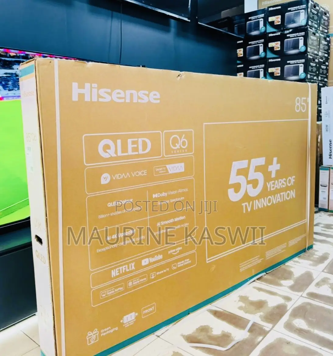 Hisense 85” Qled Uhd 85 Q6nken-2025