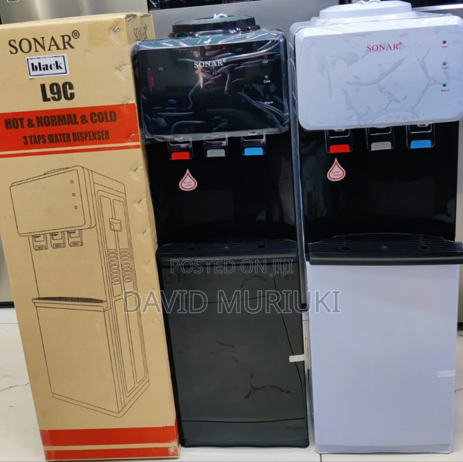 Sonar L9cs 3 Taps Top Load Water Dispenser ( Hot, Normal and Cold)