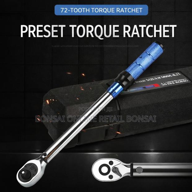 1/2′′ Drive Torque Wrench 20–210nm Click Type With Case - thumbnail 4