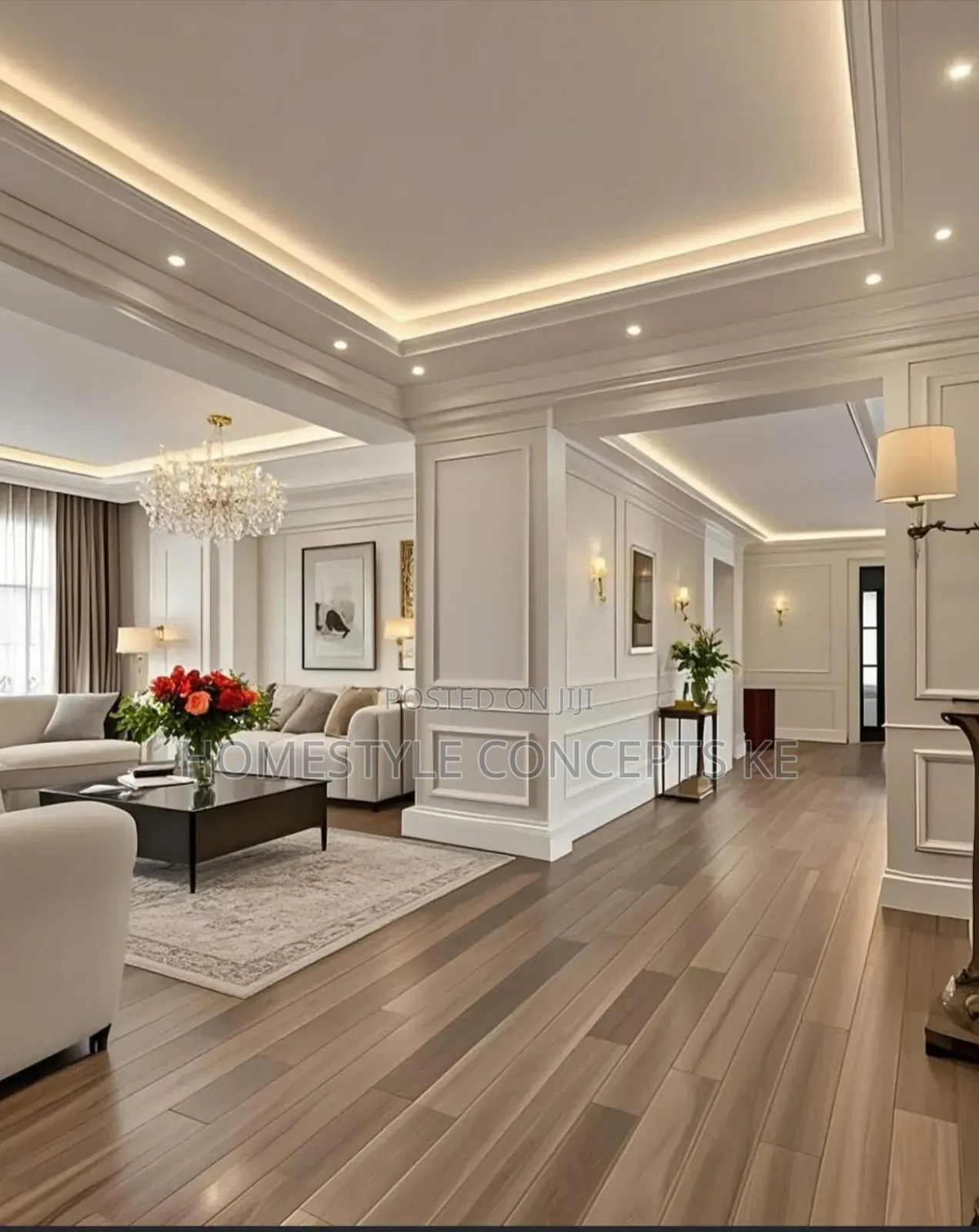 Interior Design Renovation Gypsum Kitchen Wardrobes Tv Unit Dining