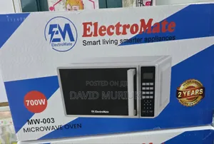 20 Litres Electromate Microwave Oven With Handle White Colour
