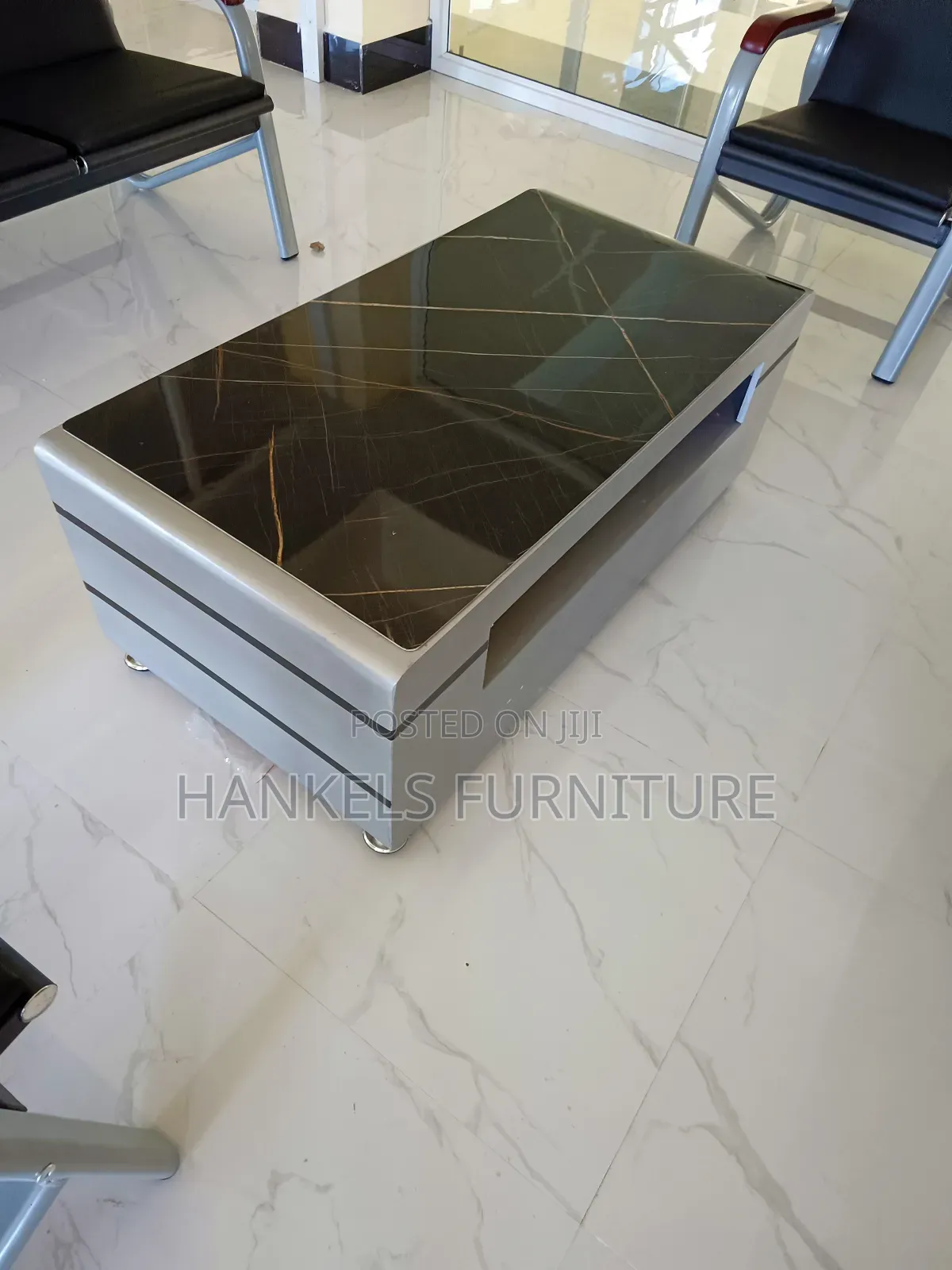 Luxury Marble Top Coffee Table – Modern Living Room Elegance