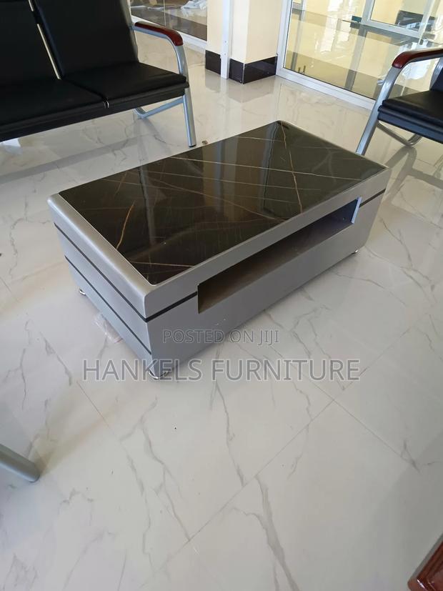 Luxury Marble Top Coffee Table – Modern Living Room Elegance - thumbnail 2