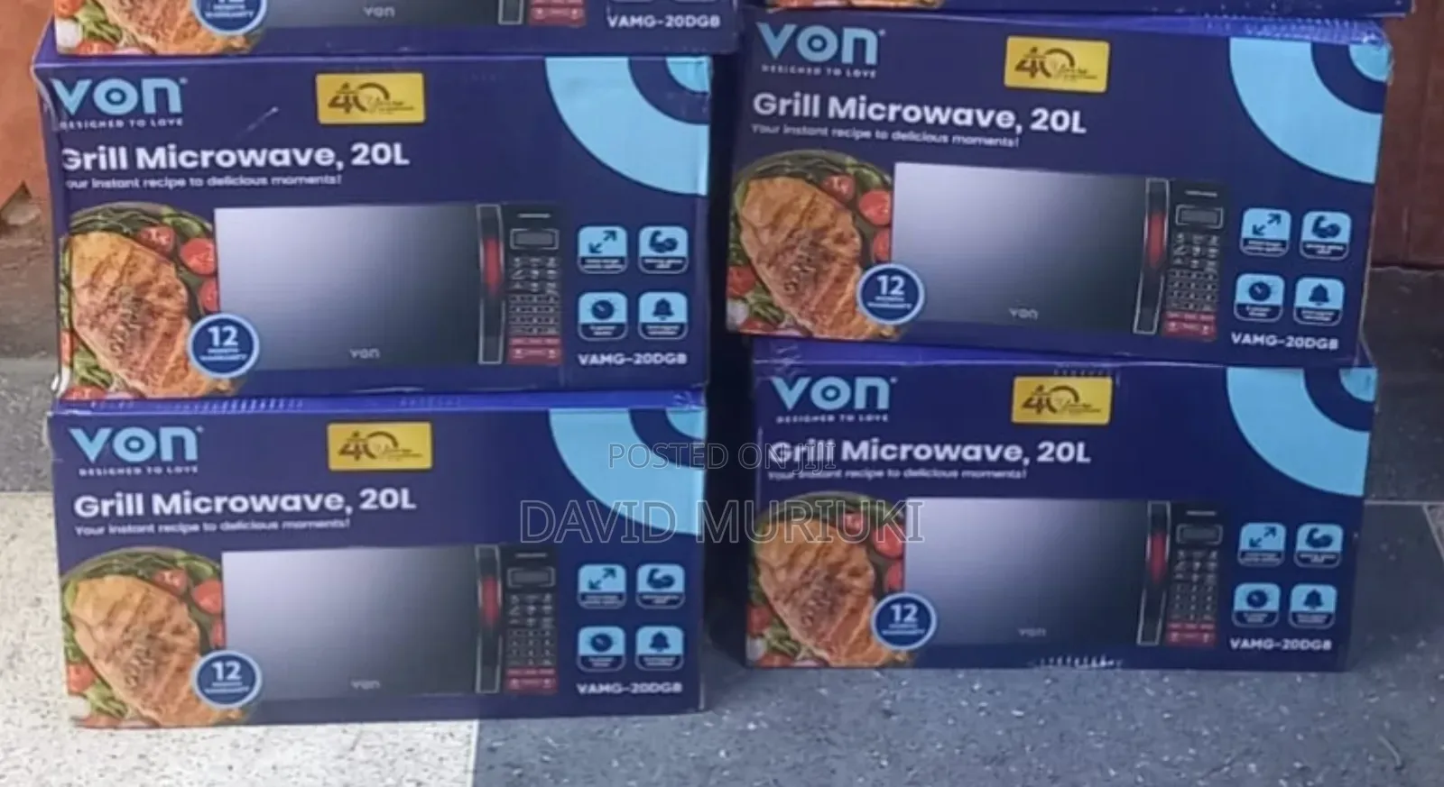Vons Microwave 20litres Digital With Grill