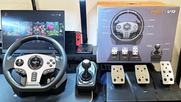 Almost New Stearing Wheel With Shifter - main view