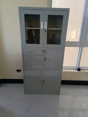 2. Half Filing Cabinet With Built-in Safe for Office